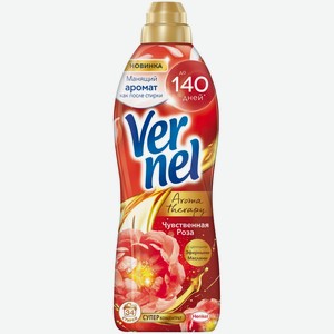 Кондиционер Вернель для белья Ароматерапия Чувственная Роза, 870мл