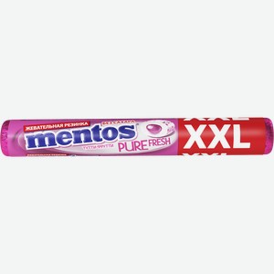 Жевательная резинка MENTOS Pure fresh XXL со вкусом тутти-фрутти, 23,3г
