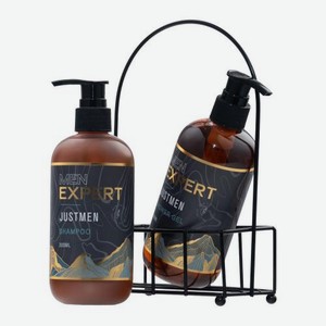 Подарочный набор для мужчин Justmen Гель для душа 300мл + Шампунь 300мл в ассортименте