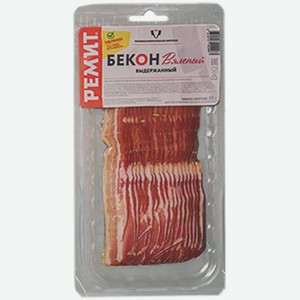 Бекон вяленый нарезка 55 гр в/у Ремит /Россия/