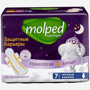Прокладки ночные Molped Super Night 7шт