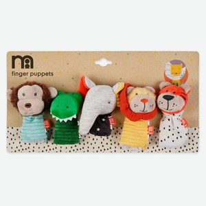 Игрушка развивающая Mothercare Куклы пальчиковые Сафари, 5 шт