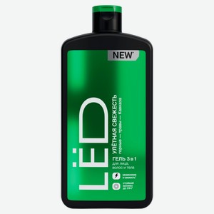 Гель для лица волос и тела мужской LЁD Улетная свежесть, 490 мл