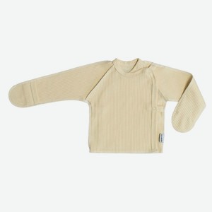 Распашонка для новорожденных «Амелли» бежевая, размер 56