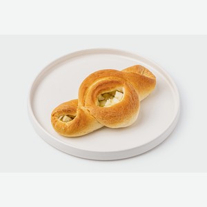 Булочка с яблоком (постная) 100 г