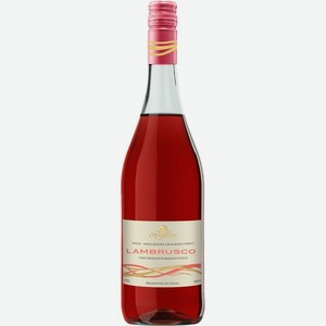 Вино игристое Angelica Lambrusco розовое полусладкое 8% 750мл, 750 мл