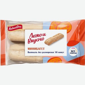 Минибагет Хлебный Дом Барра замороженный 220г, 220 г