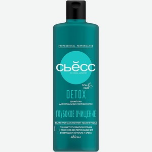 Шампунь Сьесс Detox для нормальных и жирных волос 450мл, 450 мл