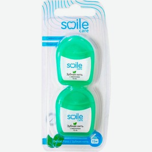 Нить для ухода за зубами Smile Care Е218-2 с ментолом 2шт