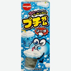 Жевательная резинка MEIJI Petit Gum со вкусом содовой и винограда, 30г