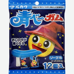 Жевательная резинка MARUKAWA Aobe Gum вкус содовой, 50г