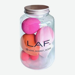 Спонжи для макияжа LAF в банке 7шт