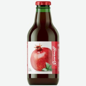 Сок Barinoff гранатовый с сахаром, 250мл
