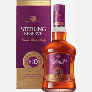 Виски Sterling Reserve B10 Premium купажированный 40%, 750мл, 750 мл
