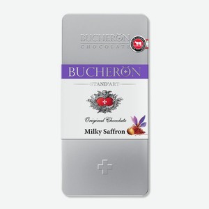 Шоколад Bucheron с шафраном и орехами молочный 100г, 100 г