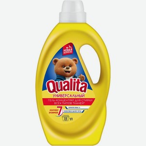 Гель для стирки Qualita универсальный 1л, 1 л