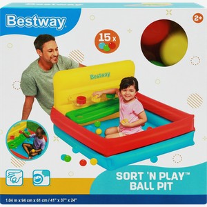 Бассейн игровой надувной BESTWAY 104x94x61см, Арт. 52546