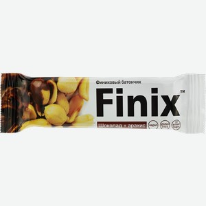 Батончик финиковый ФИНИКС с арахисом и шоколадом, 30г