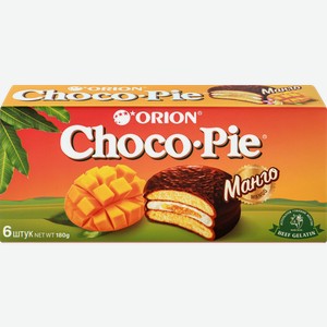 Бисквит Orion Choco Pie Манго 8 х 30 г