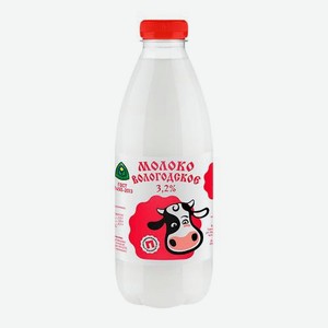 Молоко Северное Молоко пастеризованное 3.2% 930г