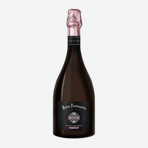 Розовое игристое вино брют Левъ Голицынъ Корона 13% 750мл