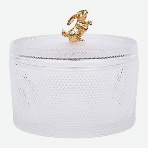 Сахарница стеклянная Заяц