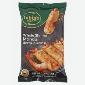 Дамплинги Bibigo с цельной креветкой замороженные, 200г
