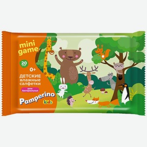 Салфетки влажные Pamperino антибактериальные, 20шт