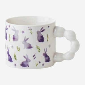 Кружка 350мл с фигурной ручкой Пасха