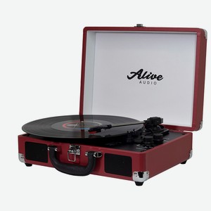 ALIVE AUDIO Виниловый проигрыватель GLAM Cherry c Bluetooth, 1 шт.