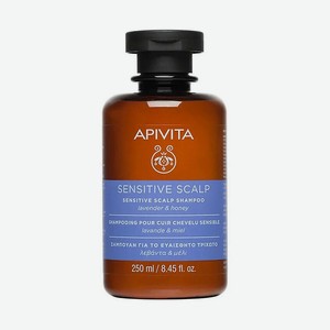 APIVITA Шампунь для чувствительной кожи головы Sensitive Prebiotics & Honey, 250 мл