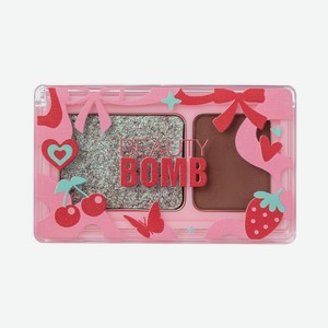 Палетка теней для век двойная Beauty Bomb Double Eyeshadow 02 3,4г