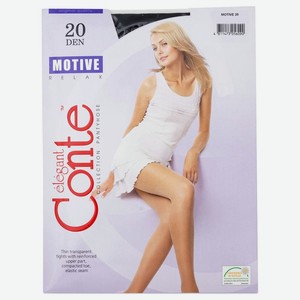 Колготки Conte Elegant Motive 20 Nero Черные Размер 5 1шт., 1 шт