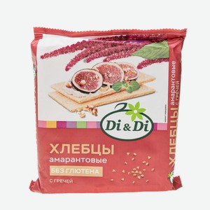 Хлебцы Ди Энд Ди Амарантовые С Гречей Без Глютена 100г
