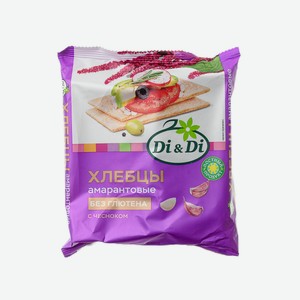 Хлебцы Ди Энд Ди Амарантовые С Чесноком Без Глютена 100г