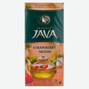 Чай Принцесса Ява Зеленый Клубничное Настроение 25пак