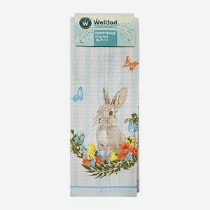 Полотенце рушник Зайки Wellfort 30*80см