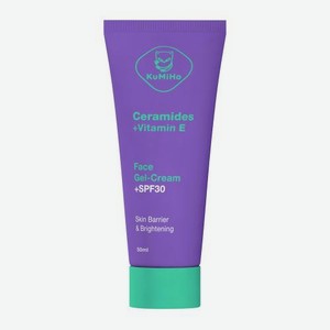 Увлажняющий крем-гель для лица SPF30 с витамином Е и церамидами Kumiho Fluid 50мл