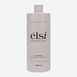 Шампунь для волос Nutrition And Recovery Elsi Professional 1л