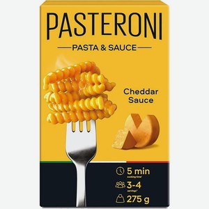 Изделия макаронные Pasteroni Джирандоле №124 с соусом чеддер, 275г