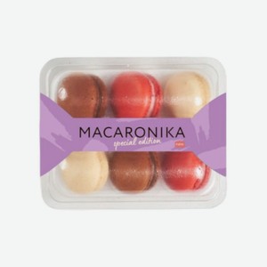 Набор пирожных Macaronika BS Мидл Макарон 6шт, 12г