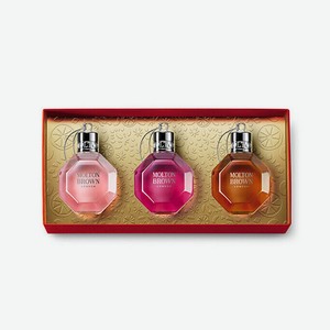 MOLTON BROWN Подарочный набор гелей для душа Festive Bauble, 3 x 75 мл