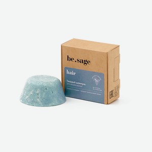 BE.SAGE Натуральный твердый шампунь Jasmine для объема волос, 50 г