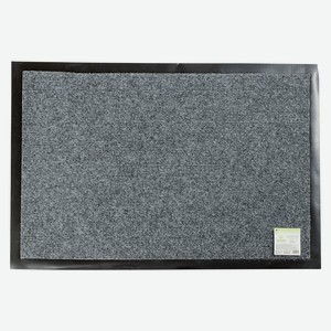 Коврик придверный 4HOME 38*58 см, серый, ПВХ, полиэстер арт.