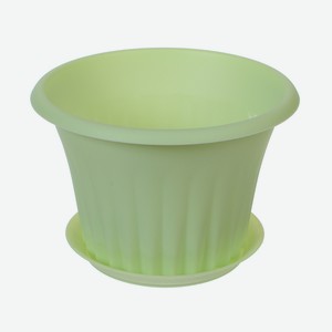 Кашпо Кэрол D180мм 1,5л с подставкой Мята М 3156