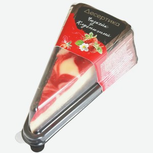 Пирожное песочное Десертика Чизкейк Клубничный 100г