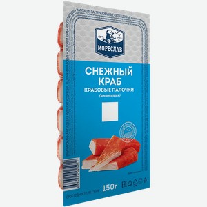 Крабовые палочки Мореслав Снежный краб 150г