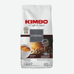 Кофе в зернах Kimbo Интенсивный аромат средней обжарки 1 кг
