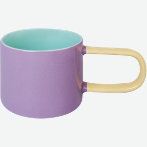 Кружка HOMECLUB Burst фиолетовая, фарфор, 270мл, Арт. ON256354