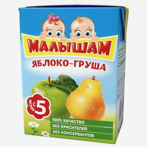 Нектар Фрутоняня Малышам Яблоко/груша Неосветл. 200мл